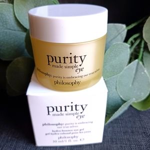 Philosophy Purity Made Simple Hydra-Bounce Eye Gel 1 oz / 30 ml New With Box